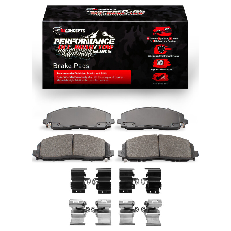 Chrysler Town & Country Brake Pads - Front - R1 Concepts - Performance Off-Road/Tow - `12-`25